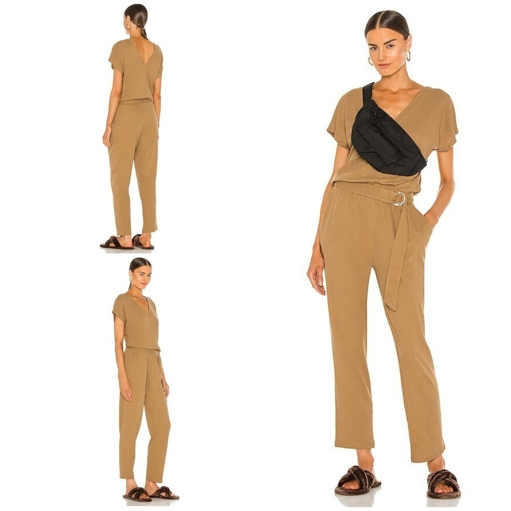 ATM ANTHONY THOMAS MELILLO Sahara Olive Green High Torison Jumpsuit Jumpsuittan